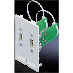 Volet dinterface USB-A Rittal 2482.540 Fonte gris graphite (RAL 7024) 1 pc(s)