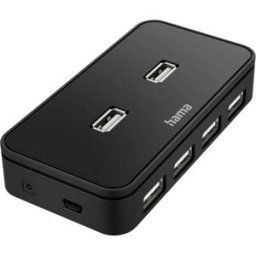 Hub USB 2.0 Hama 7 ports noir