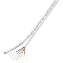 Câble réseau CAT 6 F/UTP TRU COMPONENTS CAT 6/CCA 1567360 8 x 2 x 0.196 mm² blanc 100 m