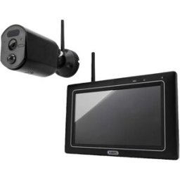 ABUS EasyLook BasicSet PPDF17000 radio-Set pour caméra de surveillance 4 canaux avec 1 caméra 2304 x 1296 pixels 2.4 GHz
