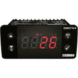 Emko ESM-3710-N 2 points de réglage Régulateur de température Pt1000 -50 à 400 °C Relais 16 A (L x l x H) 71 x 76 x 34.5 mm