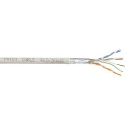 TRU COMPONENTS Câble réseau CAT 6 F/UTP 4 x 2 x 0.27 mm² blanc 50 m