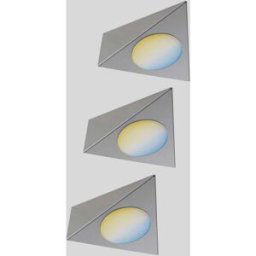 Paulmann CC Start Trigo Eclairage de vitrine jeu de 3 2.10 W blanc chaud nickel