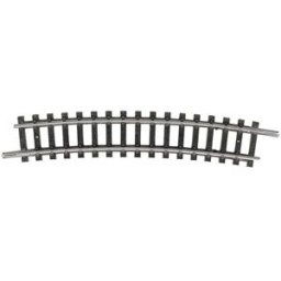 T14917 (N) Voie Minitrix Rail courbe 15 ° 329 mm 10 pc(s)