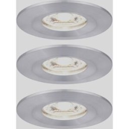 Paulmann 94305 EBL Nova mini Coin Luminaire à LED encastrable jeu de 3 LED 4 W aluminium