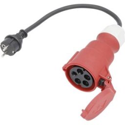 AS Schwabe 61371 alimentation Câble adaptateur 16 A noir 0.3 m H07RN-F 3G 2,5 mm²