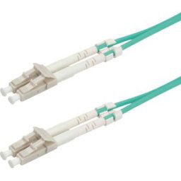 ROLINE Câble FO 50/125µm OM3, LC/LC, connecteurs Low-Loss, turquoise, 2 m
