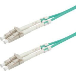 ROLINE Câble FO 50/125µm, LC/LC, OM3, turquoise, 5 m