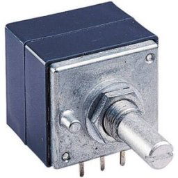 ALPS 402179 RK27112 100KBX2CC Potentiomètre rotatif étanche à la poussière, à verouillage central stéréo 0.05 W 100 kΩ 1 pc(s)