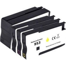 Renkforce Encre remplace HP 953, 6ZC69AE, LS058AE, F6U12AE, F6U13AE, F6U14AE compatible pack bundle noir, cyan, magenta, jaune RF-5718854