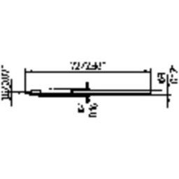 Ersa 212 ED LF Panne de fer à souder forme de burin Taille de la panne 1.8 mm Contenu 1 pc(s)