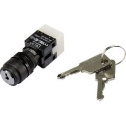 DECA 1384380 ADA16K6-AR0-CA Commutateur à clé 250 V/AC 5 A 1 x Off/On 1 x 90 ° IP65 1 pc(s)