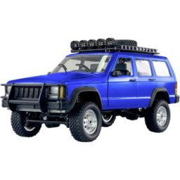 Amewi JC-X12 Scale bleu brushed 1:12 Auto RC électrique Véhicule tout-terrain 4 roues motrices (4WD) prêt à fonctionner (RtR) 2,4 GHz avec accu et chargeur