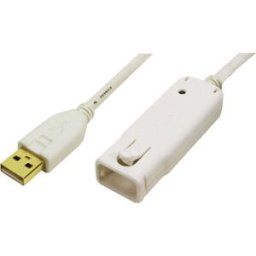 LogiLink Câble USB USB 2.0 USB-A mâle, USB-A femelle 12.00 m blanc contacts dorés, certifié UL UA0092