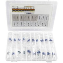 Jeu de résistances à couche métallique TRU COMPONENTS sortie axiale 0.25 W 1 % 390 pc(s)