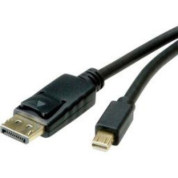 ROLINE Câble Mini DisplayPort v1.4, mDP M - DP M, noir, 2 m
