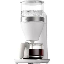 Philips Home Café Gourmet HD5416/00 Cafetière blanc Nombre de tasse=15 verseuse en verre