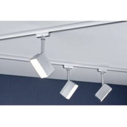 Luminaire sur rail haute tension Paulmann Pedal URail LED intégrée 5 W LED chrome (mat)