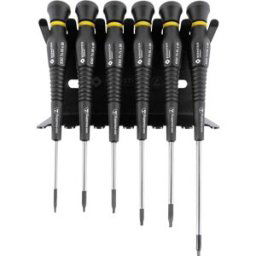 Bernstein Tools for Electronics Bernstein Werkzeugfabrik antistatique (ESD) Jeu de tournevis 6 pièces TORX® intérieur