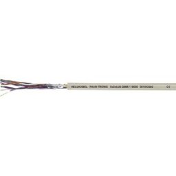 Helukabel 19002 Câble de données LiYY 2 x 2 x 0.14 mm² gris 100 m
