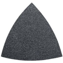 Feuille abrasive Delta avec bande auto-agrippante, non perforé Fein 63717090018 Grain 240 Cote dencoignure 80 mm 50 pc(s)