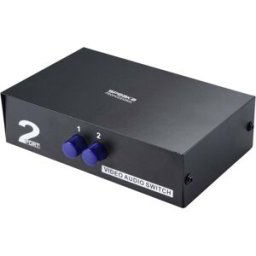 SpeaKa Professional SP-11175216 2 ports Switch composite avec ports audio