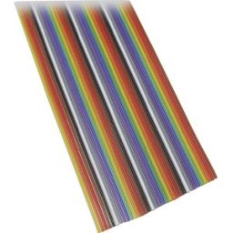 Câble en nappe BKL Electronic 10120164/3 Pas: 1.27 mm 40 x 0.08 mm² multicolore 3 m