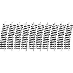 14911 (N) Voie Minitrix Rail courbe 15 ° 261.8 mm 10 pc(s)
