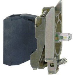 Schneider Electric ZB4BVB1 Culot pour ampoule avec adaptateur de fixation, avec culot dampoule blanc 24 V/DC, 24 V/AC 1 pc(s)