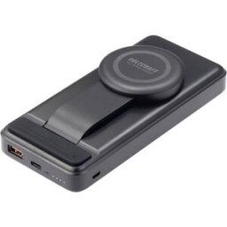 VOLTCRAFT VC-WPB-20000 Powerbank sans fil 20000 mAh Qi Wireless Charging, Power Delivery Li-Ion noir Affichage du statut