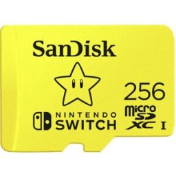 SanDisk Extreme Nintendo Switch™ Carte microSDXC 256 GB UHS-I, UHS-Class 3 convient pour Nintendo Switch™