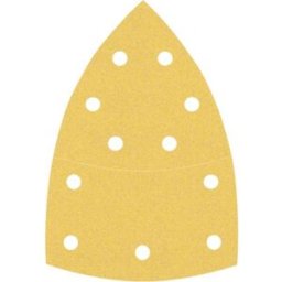 Bosch Accessories 2608901649 Papier abrasif pour ponceuse multifonction Grain 120 (L x l) 93 mm x 102 mm 50 pc(s)