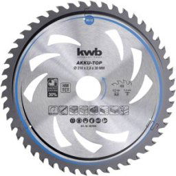 kwb 587856 Lame de scie circulaire au carbure 210 x 30 x 1.3 mm Nombre de dents: 48 1 pc(s)