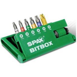 SPAX 4000007899019 Jeu dembouts 7 pièces T-STAR plus avec porte-embout
