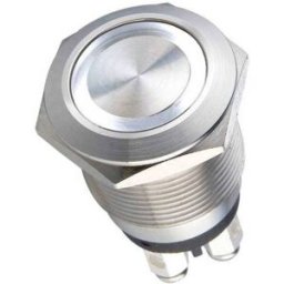 Bouton de sonnette simple Heidemann 70528 acier inoxydable 24 V/0,5 A
