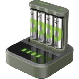 GP B441 Dockingstation Chargeur de piles rondes NiMH LR03 (AAA), LR6 (AA)