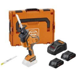 Fein ASAS 18-21 K AS Set Scie sabre sans fil 71330162000 + 2 batteries, + chargeur, + mallette 18 V 4 Ah