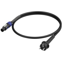 Neutrik 1036412 alimentation Câble de raccordement noir 1.5 m