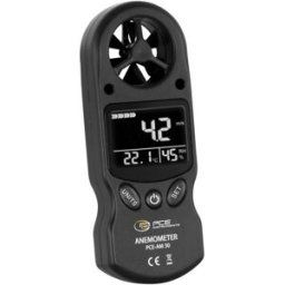 PCE Instruments Anémomètre 0.1 à 30 m/s avec fonction thermométrique