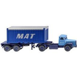 Wiking 052604 H0 Modèle réduit de camion Scania Coulisse pour conteneur 20 M.A.T.