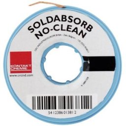 Kontakt Chemie CRC Kontaktchemie Tresse à dessouder Longueur 1.5 m Largeur 2.5 mm flux imprégné