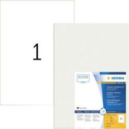 Herma 9544 Etiquette plastique 297 x 420 mm film, mat blanc 40 pc(s) fixation extra-forte imprimante laser, imprimante laser couleur, photocopieuse,