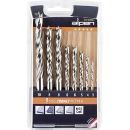 Alpen 0063300008100 Foret pour le bois 8 pièces 3 mm, 4 mm, 5 mm, 6 mm, 6 mm, 8 mm, 8 mm, 10 mm 1 pc(s)