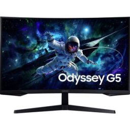 Moniteur gaming Samsung Odyssey G5 S32CG554EU CEE G (A - G) 81.3 cm 32 pouces 2560 x 1440 pixels 16:9 1 ms DisplayPort, HDMI™, casque (jack 3,5 mm) VA LED