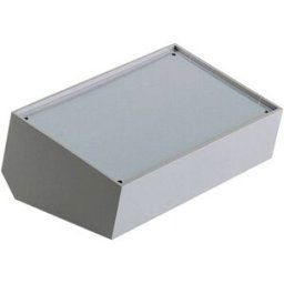 Boîtier pupitre TEKO 363.8 plastique bleu, gris, argent (A x B x C x D x E) 215 x 130 x 65 x 75 x 46 mm 1 pc(s)