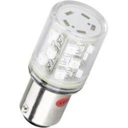 Barthelme 52190214 Ampoule LED bleu BA15d 24 V/DC, 24 V/AC 35 mA 10 lm