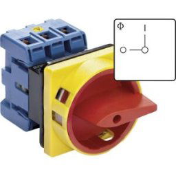 Kraus & Naimer KG10B.T203/01.E Interrupteur sectionneur refermable 20 A 1 x 90 ° rouge, jaune 1 pc(s)