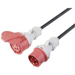Sygonix SY-5245022 alimentation Rallonge 16 A noir 25 m H07RN-F 5G 1,5 mm² résistant aux intempéries, adapté pour une utilisation extérieure