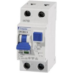 Doepke 09932104 Interrupteur différentiel/Disjoncteur de protection 1 pôle 16 A 0.03 A 230 V