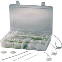 Serre-câble 100 mm, 142 mm, 190 mm x 4.8 mm transparent(e) TRU COMPONENTS EPR-350 1566420 crantage intérieur 1 set